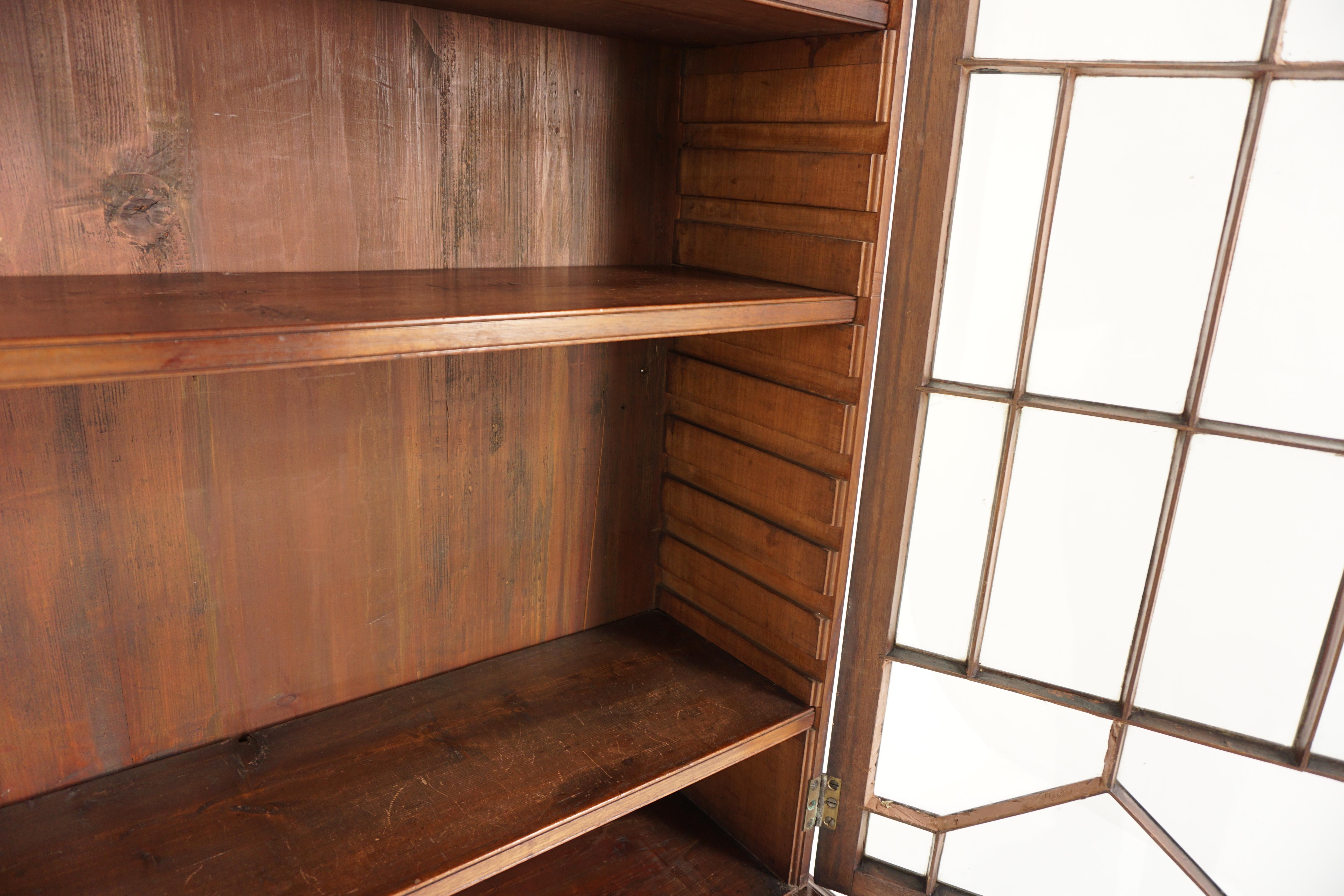 20th Century Georgian Sheraton Style Cabinet on Stand, Scotland 1910, H823