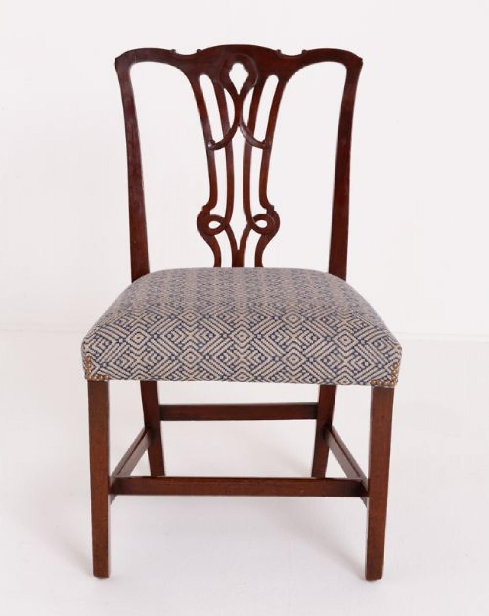 Silla Auxiliar Georgiana Periodo Caoba Antigua en Bueno estado para la venta en Potters Bar, GB