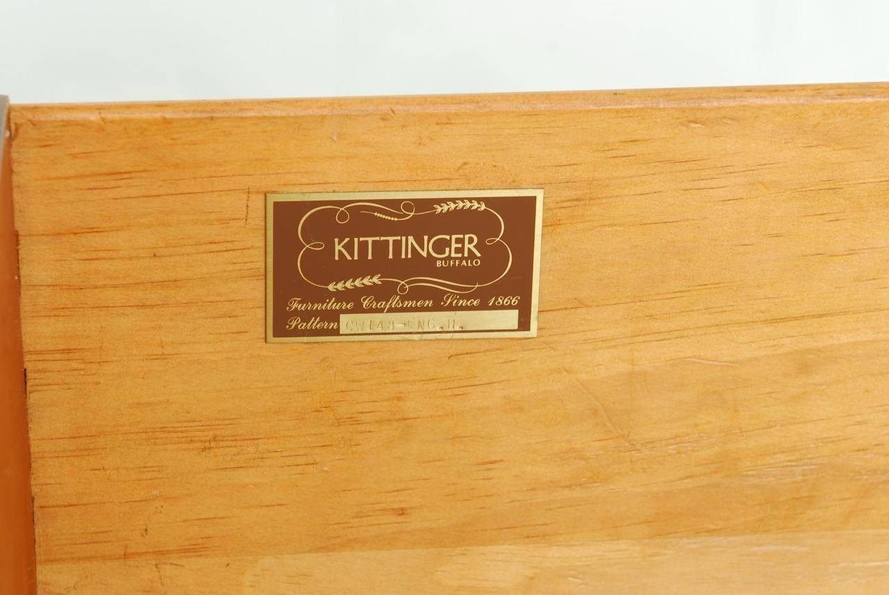 Brass Georgian Sideboard by Kittinger for Williamsburg Restoration Inc.