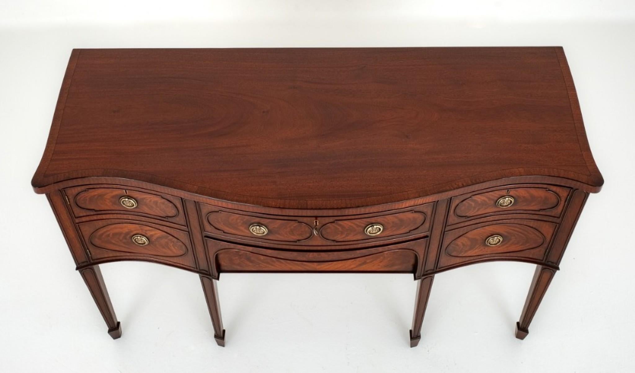 Georgian Sideboard Mahogany Server 1800 In Good Condition For Sale In Potters Bar, GB