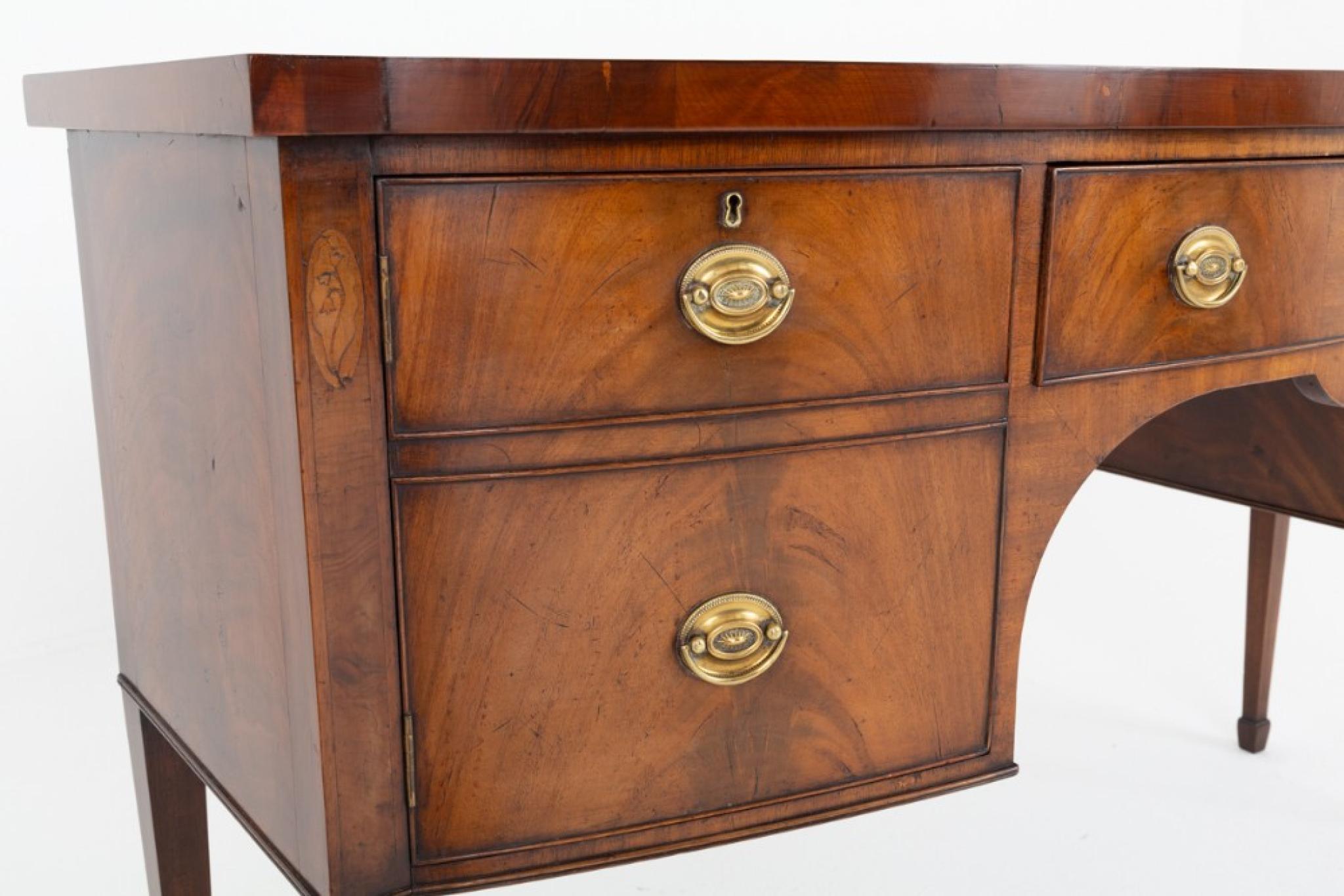 Georgian Sideboard Mahogany Server Revival Buffet For Sale 3