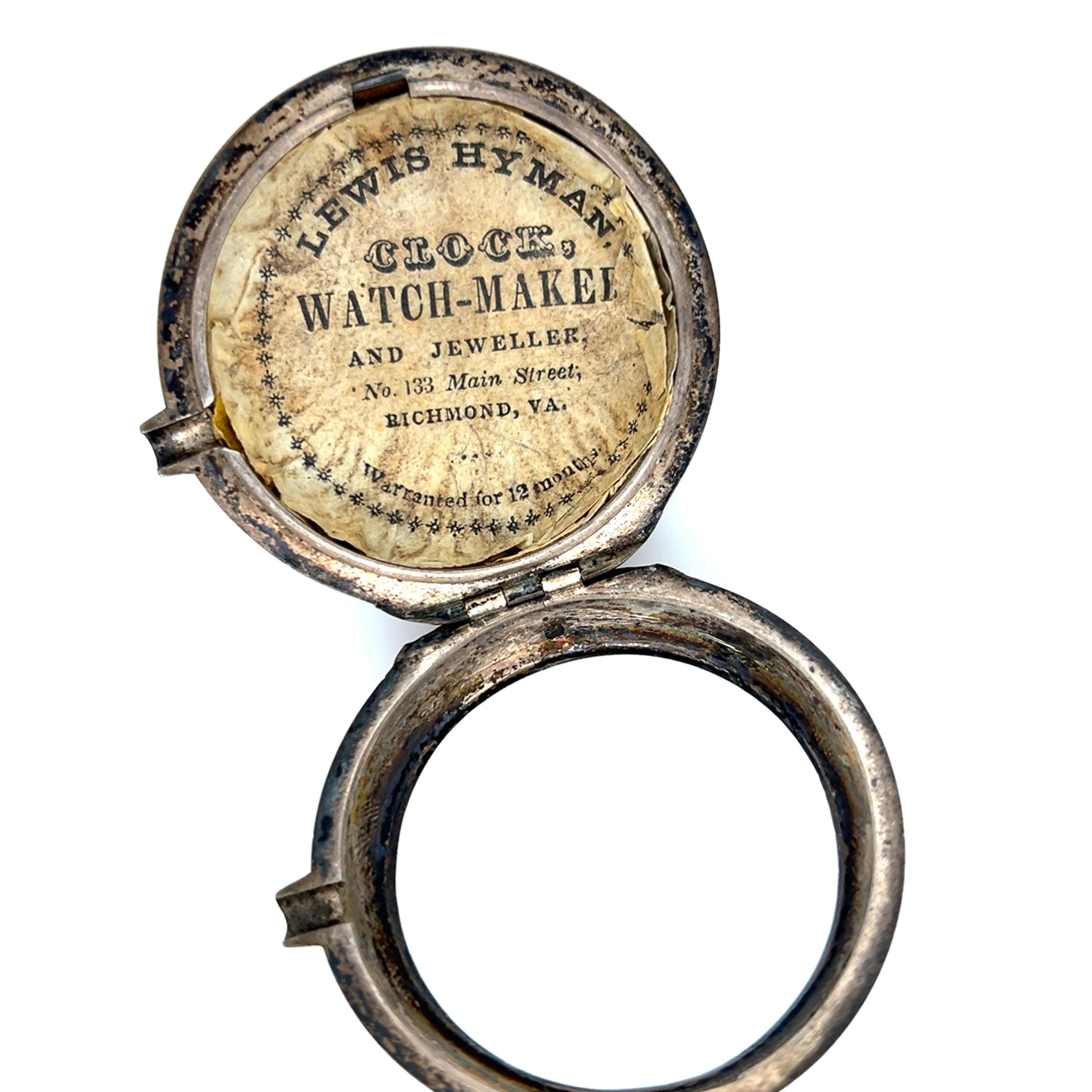 Georgian Silver and Brass Thomas Scott Gainsborough Pocket Watch For Sale 5