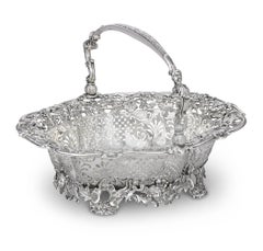 Georgian Silver Basket by Peter Archambo