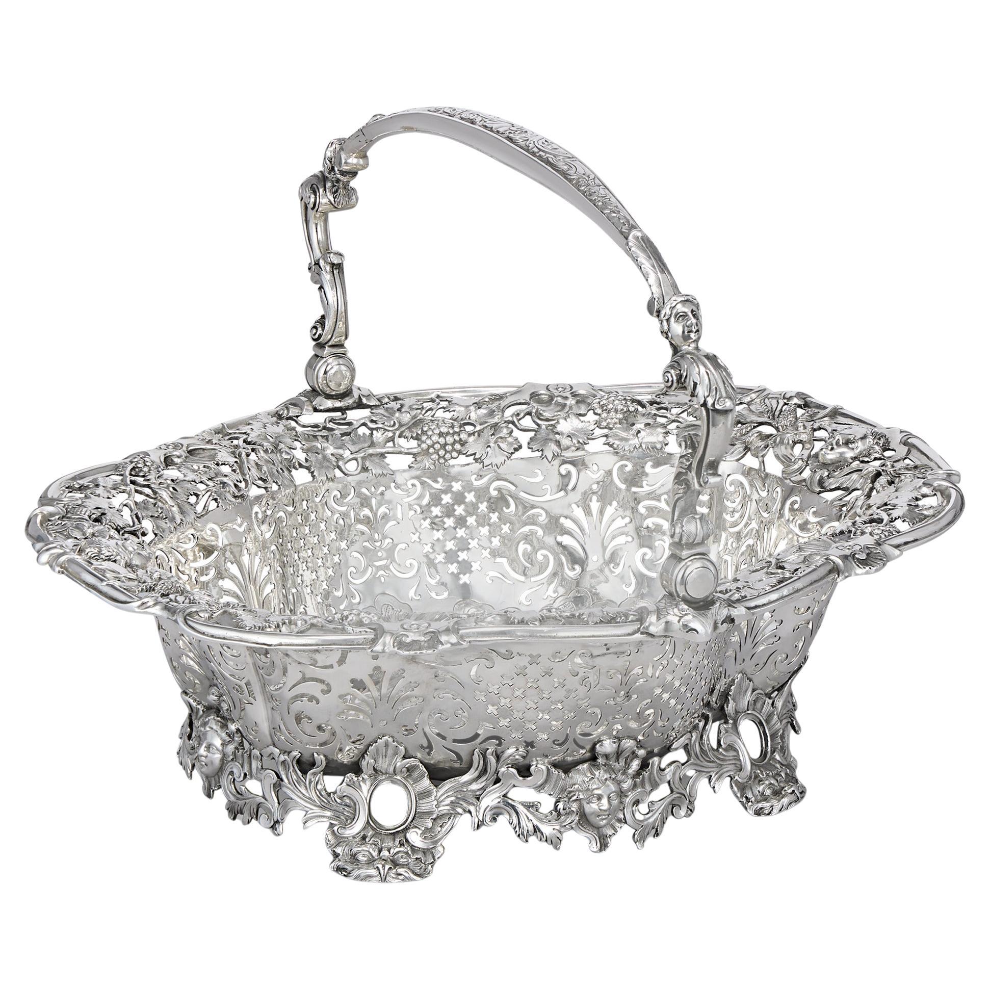 Cesta georgiana de plata de Peter Archambo