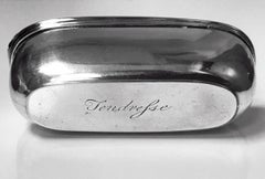Georgian Silver Bath Snuff Box, London, 1767