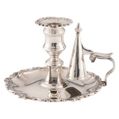 Georgian Silver Chamberstick Sheffield 1836