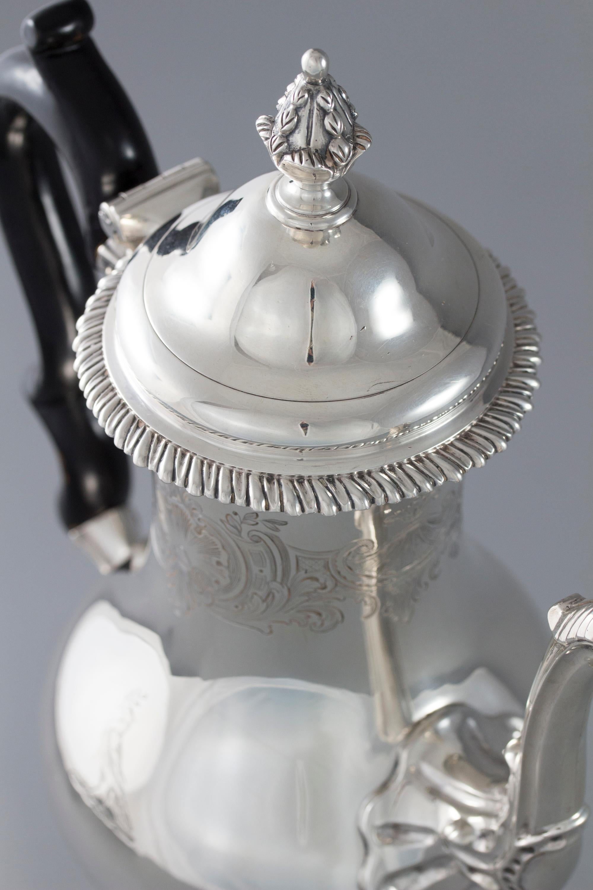 Georgian Silver Coffee Pot London, 1768 6