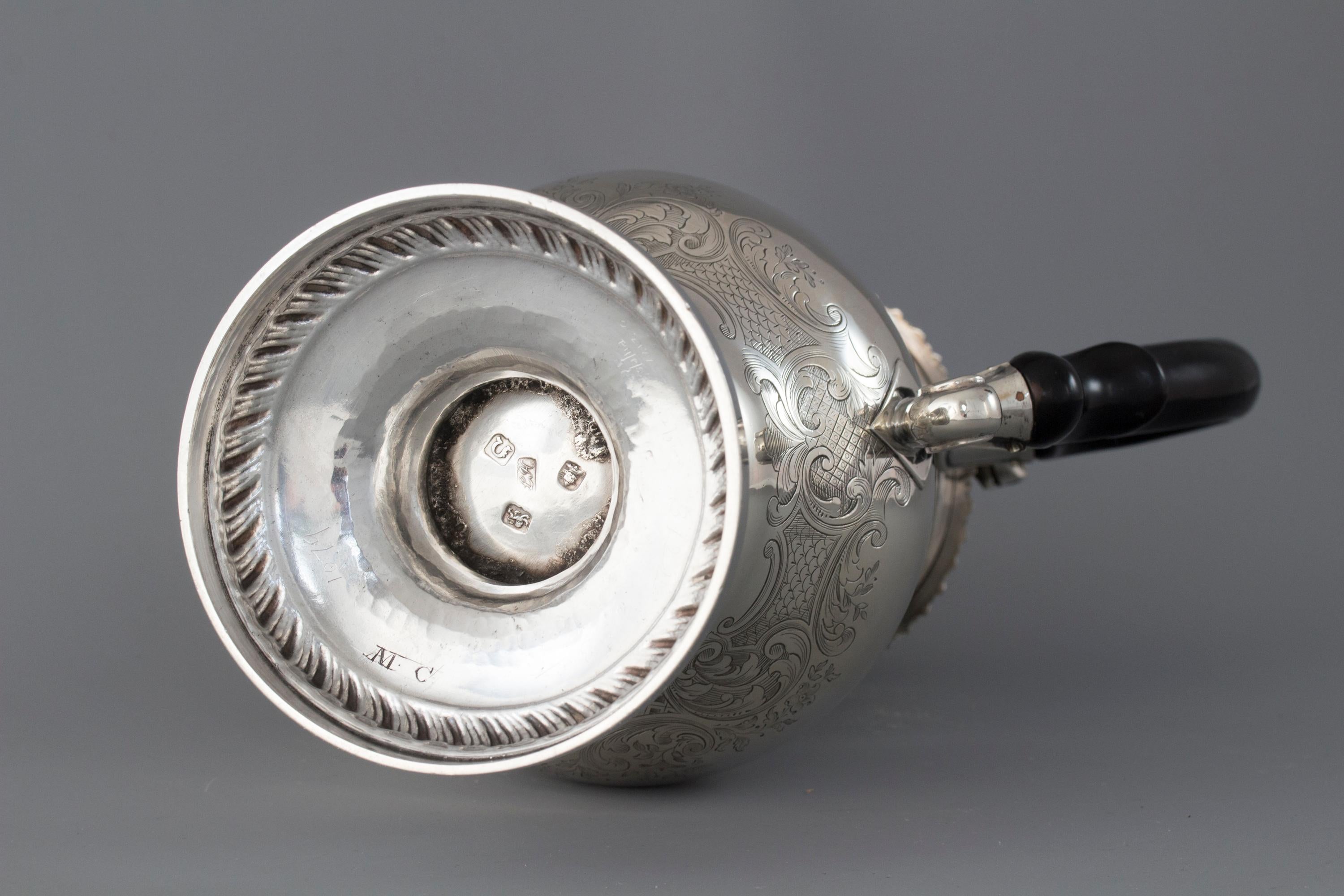 Georgian Silver Coffee Pot London, 1768 12
