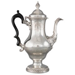 Georgian Silver Coffee Pot London, 1768