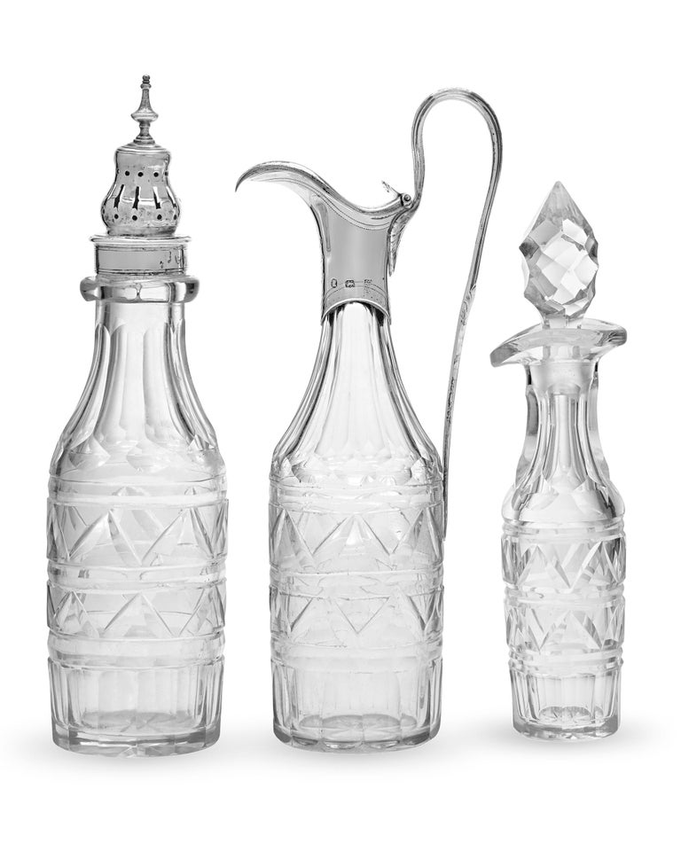 Silver Cruet Set by Hester Bateman For Sale at 1stDibs