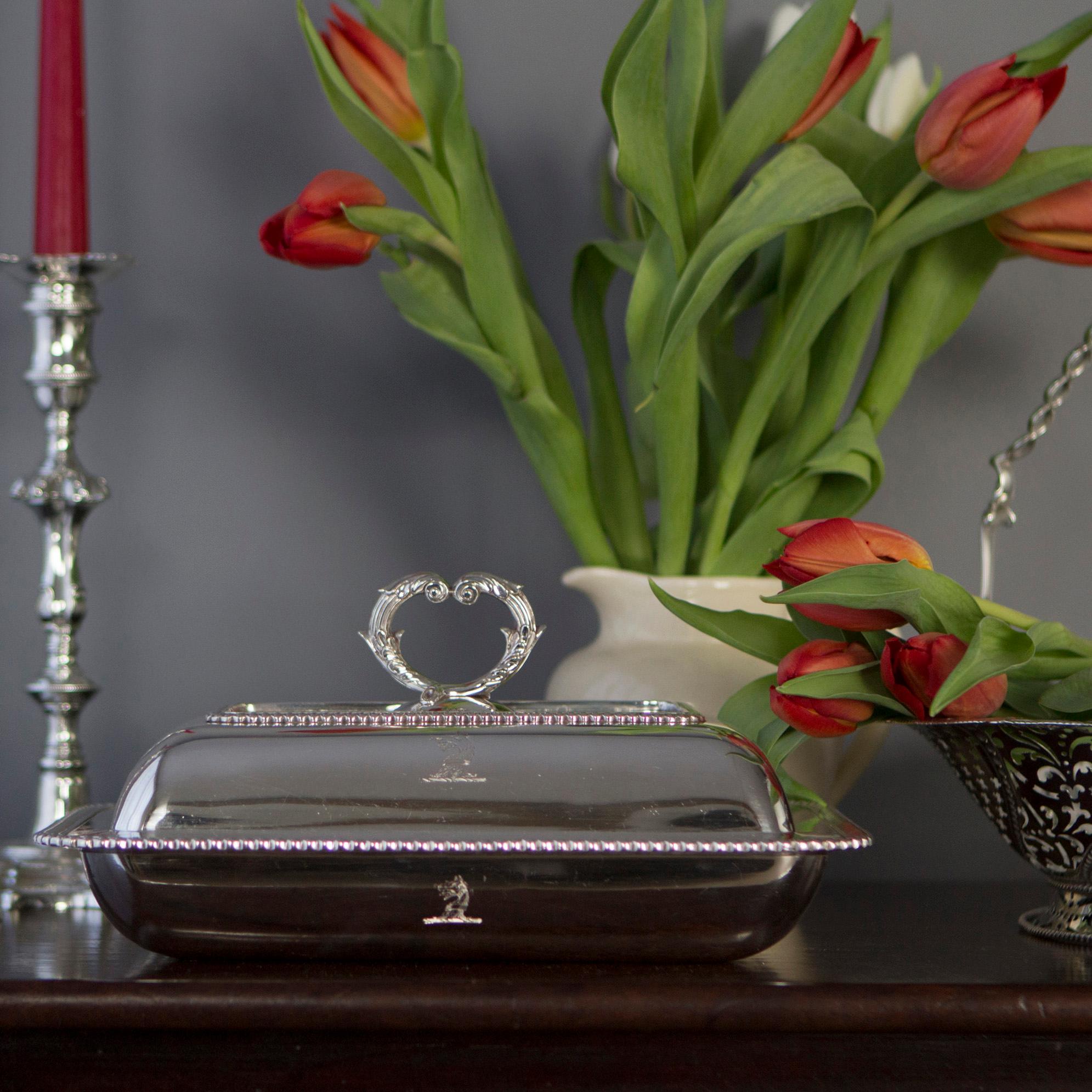 Georgian Silver Entree Dish, London, 1810 by John Foskett & John Stewa 5