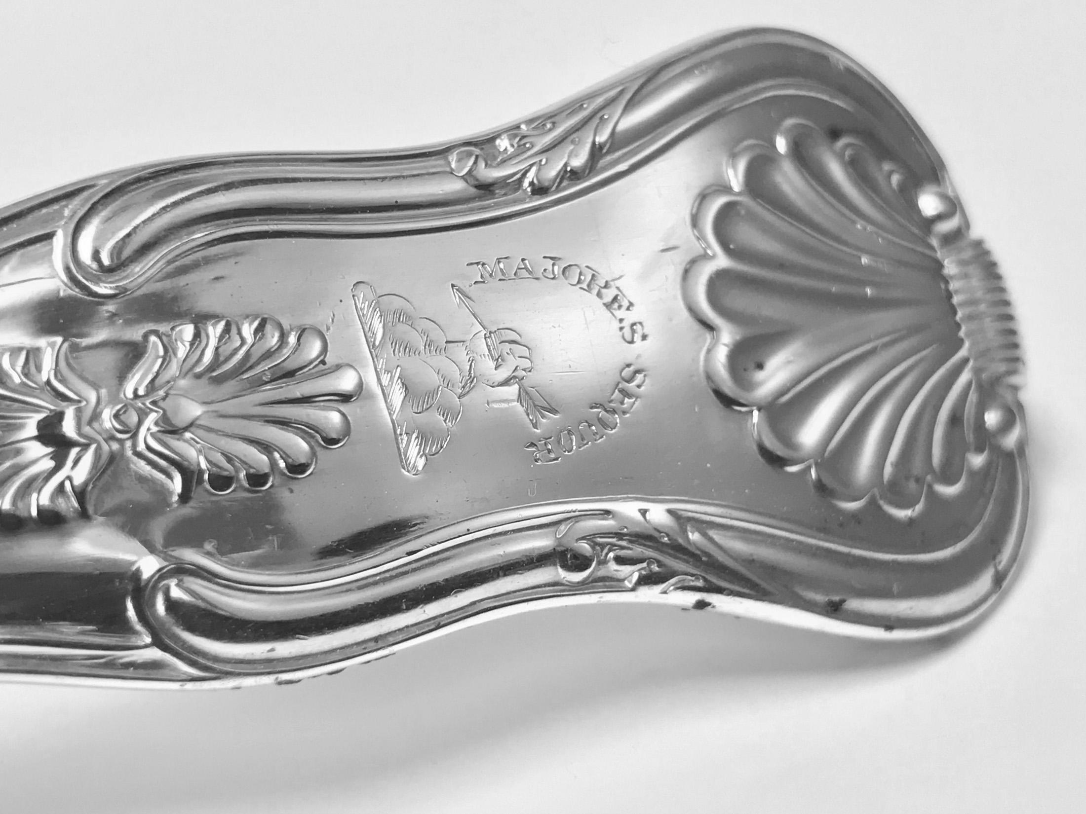 Early 19th Century Georgian Silver Kings Serving Basting Spoon London 1817 William Bateman