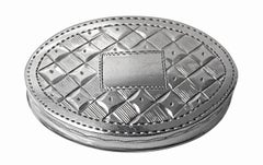 Parche o pastillero georgiano de plata Birmingham 1801 Joseph Taylor