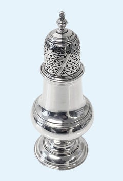 Georgianische Silber Pfefferstreuer London 1768 Jabez Daniell und James Minz.