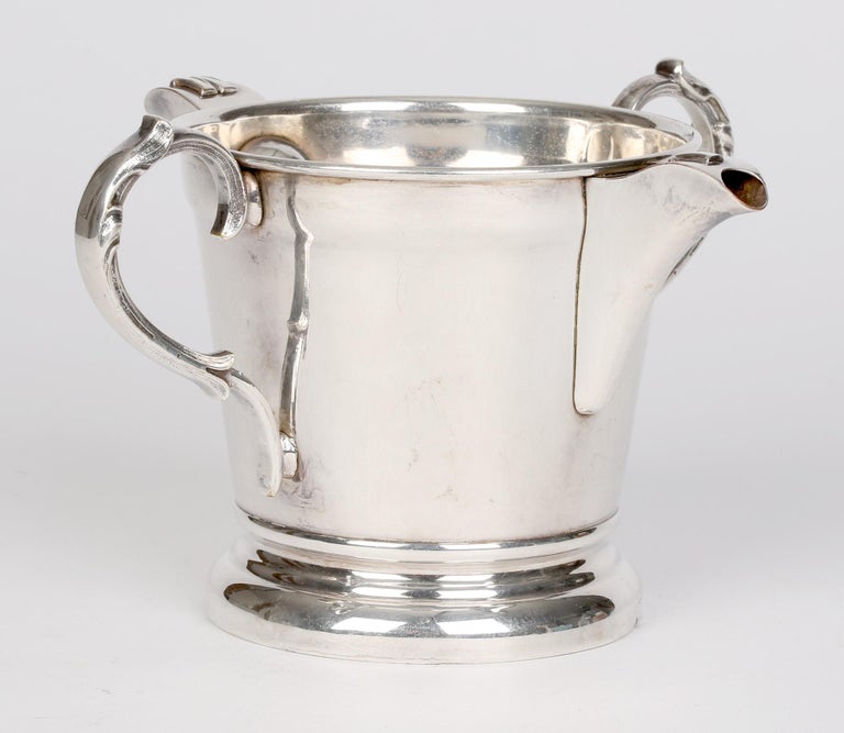 Georgian Silver Plated Rare Twin Handled Gravy Separator  For Sale 8