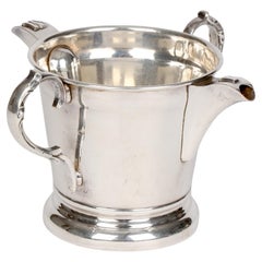 Georgian Silver Plated Rare Twin Handled Gravy Separator 