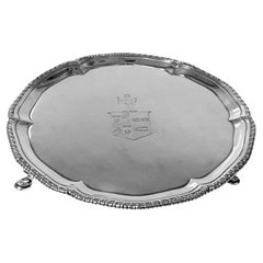 Georgian Silver Salver London 1774 John Carter