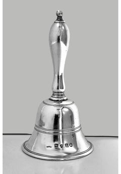 Georgian Silver Table Dinner Bell, London, 1814, William Bateman
