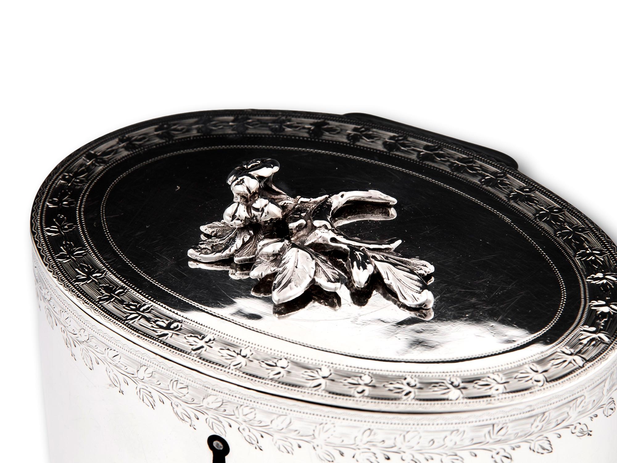 Argento Porta tè in argento georgiano Richard Morton & Co. in vendita