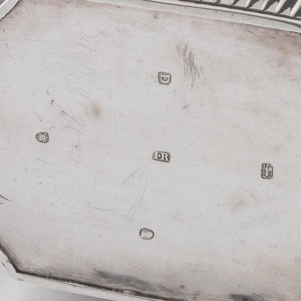 Juego de té georgiano de plata Londres 1799 John Robins en venta 6