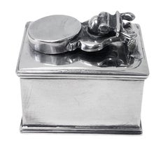 Georgian Silver travelling Inkwell London 1814