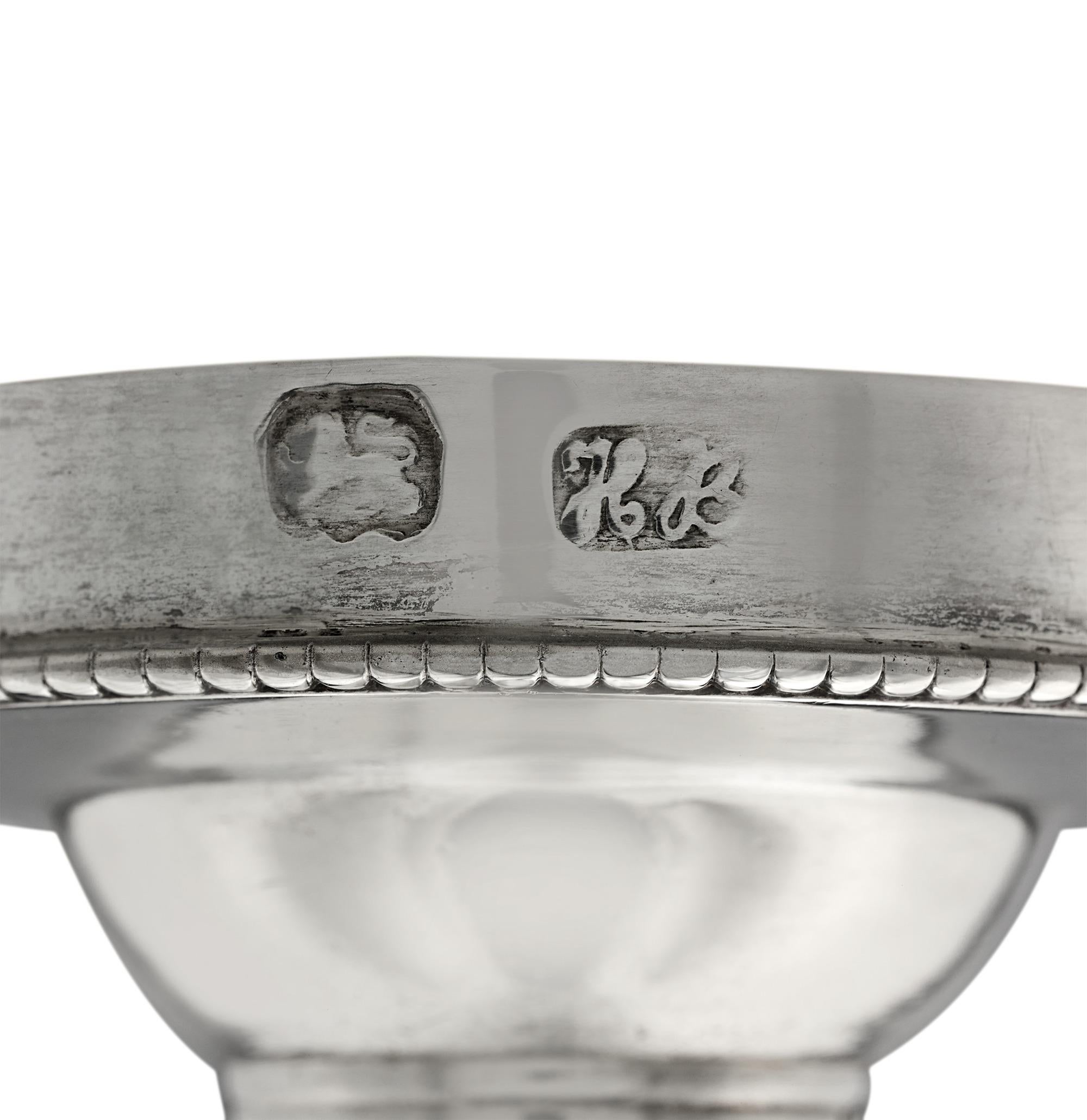 English Georgian Silver Wine Funnel by Hester Bateman For Sale