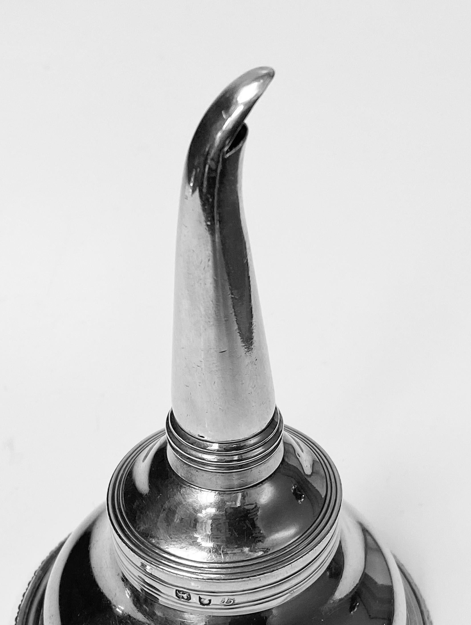 Sterling Silver Georgian Silver Wine Funnel, London 1807 Thomas Wallis 11