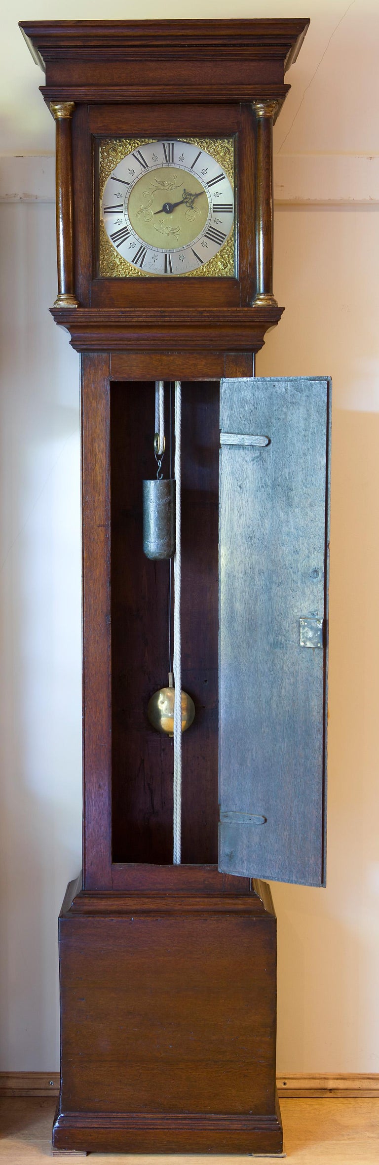 Single Handed Longcase Clock by John Baker, Sevenoaks For Sale
