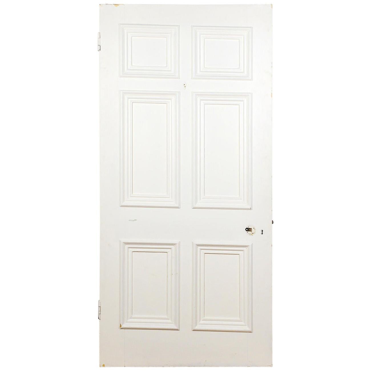 Georgian Six Beaded Panel Door, 20th Century For Sale
