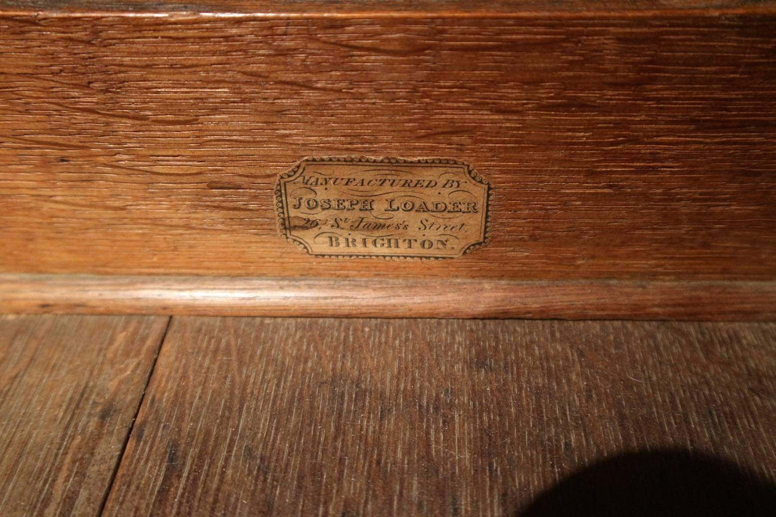Georgian Small Mahogany Writing Table with Two Drawers 4