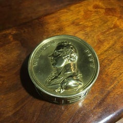 Georgian Snuff Box, Portrait of William Pitt, circa 1800