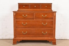 Georgian Solid Cherry Wood Dresser or Chest of Drawers