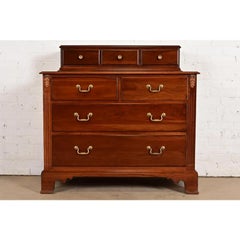 Georgian Solid Cherry Wood Dresser or Chest of Drawers