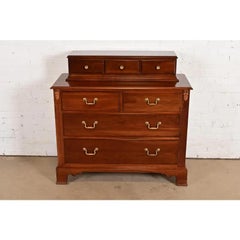 Georgian Solid Cherry Wood Dresser or Chest of Drawers