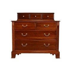 Georgian Solid Cherry Wood Dresser or Chest of Drawers