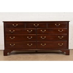 Georgian Solid Cherry Wood Dresser or Credenza