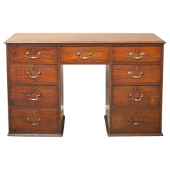 Antique Georgian Solid Mahogany Desk
