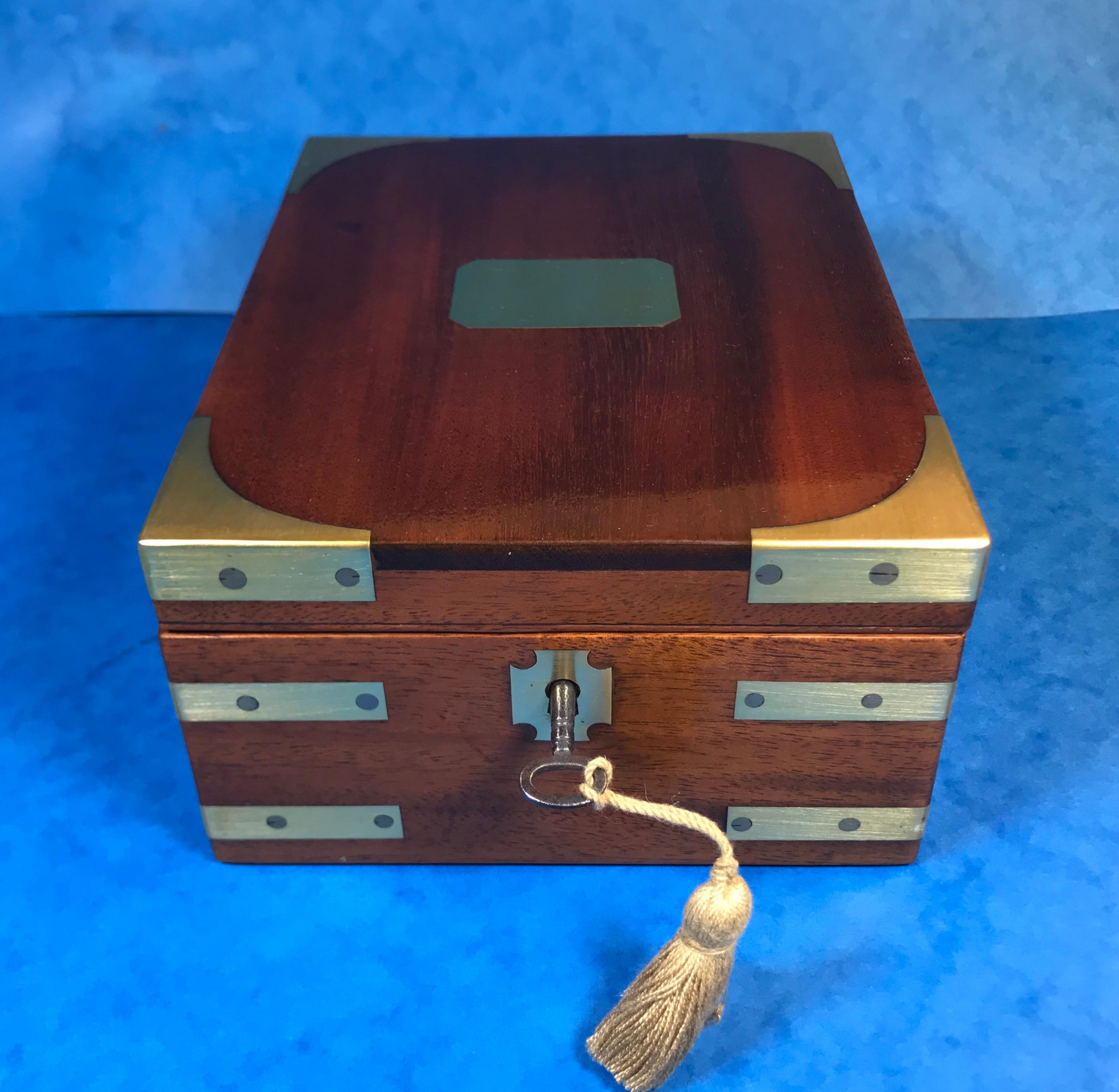Other Georgian Solid Mahogany Miniature Campaign Box