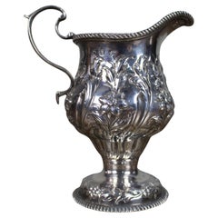 Antique Georgian Solid Silver Cream Ewer – London 1759