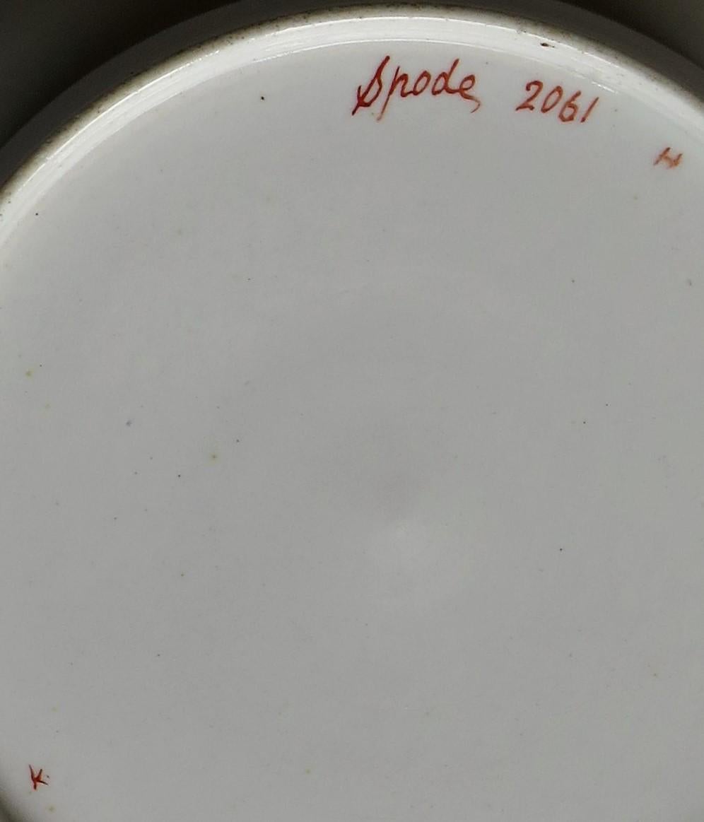 Georgian Spode Deep Plate or Dish Porcelain Tobacco Leaf Pattern 2061 circa 1805 7
