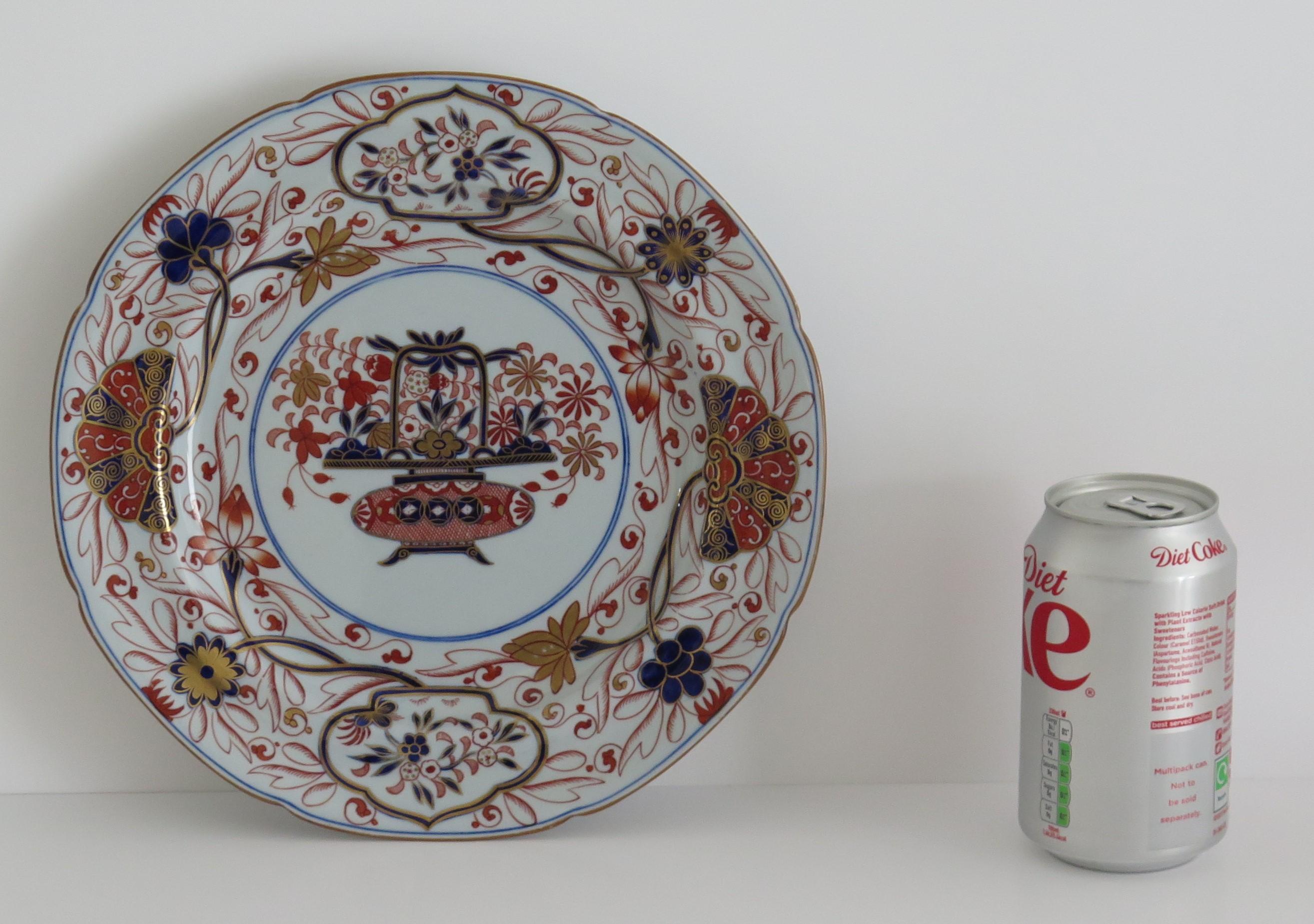Georgian Spode Dinner Plate a Ironstone Chinoiserie Pattern No.2283, circa 1820 For Sale 7