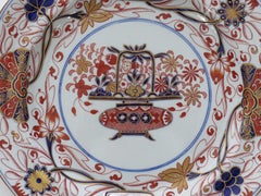 Plato llano georgiano Spode A Ironstone Chinoiserie Pattern No.2283, circa 1820
