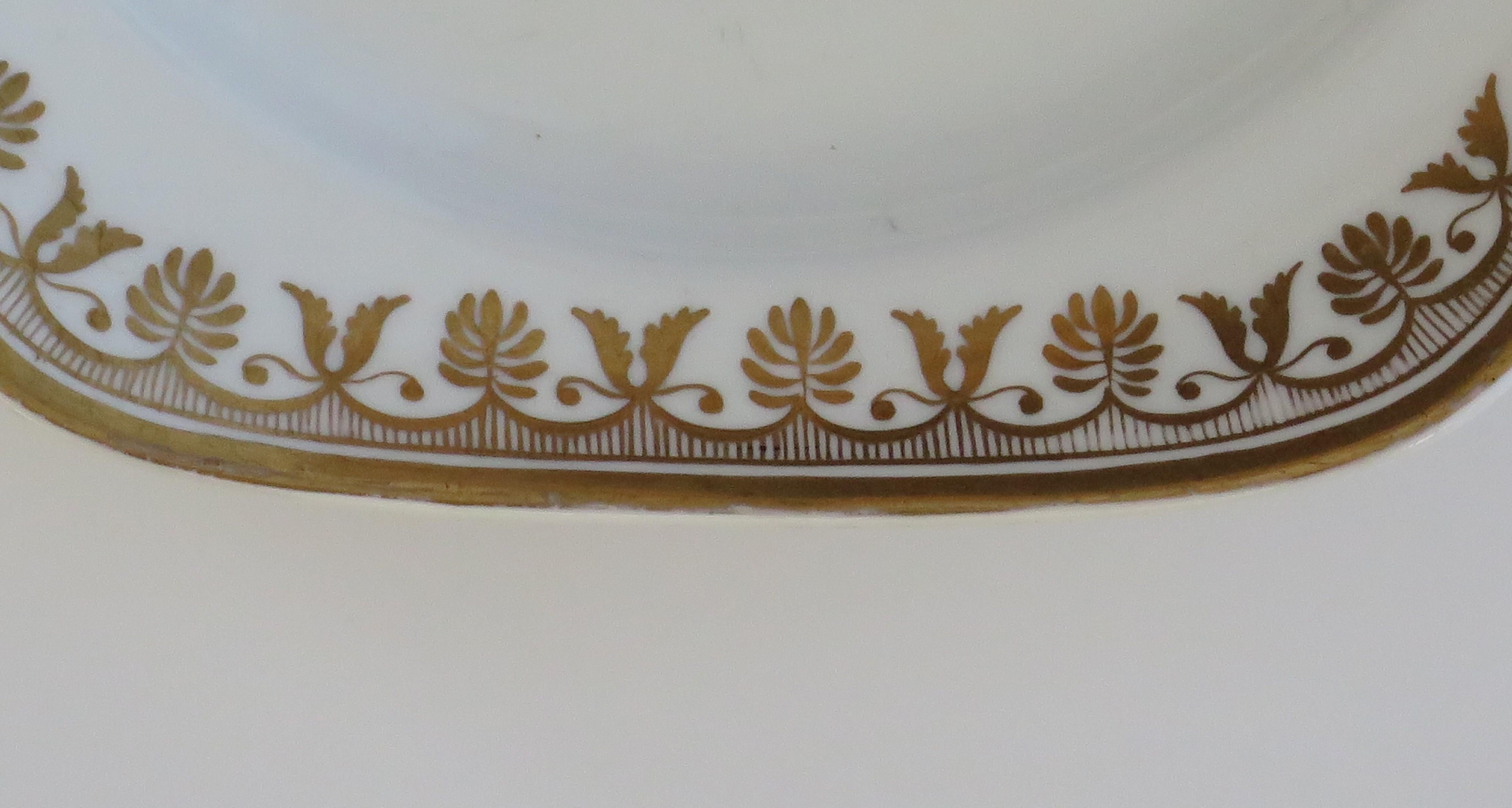 Georgianischer Spode-Teller oder Schale mit Chinoiserie-Muster Nr. 1867 aus Porzellan, um 1820 im Angebot 1