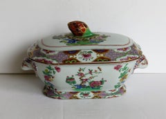 Georgian Spode Sauce Tureen Stone China Hand Painted Pattern 2647, circa 1810