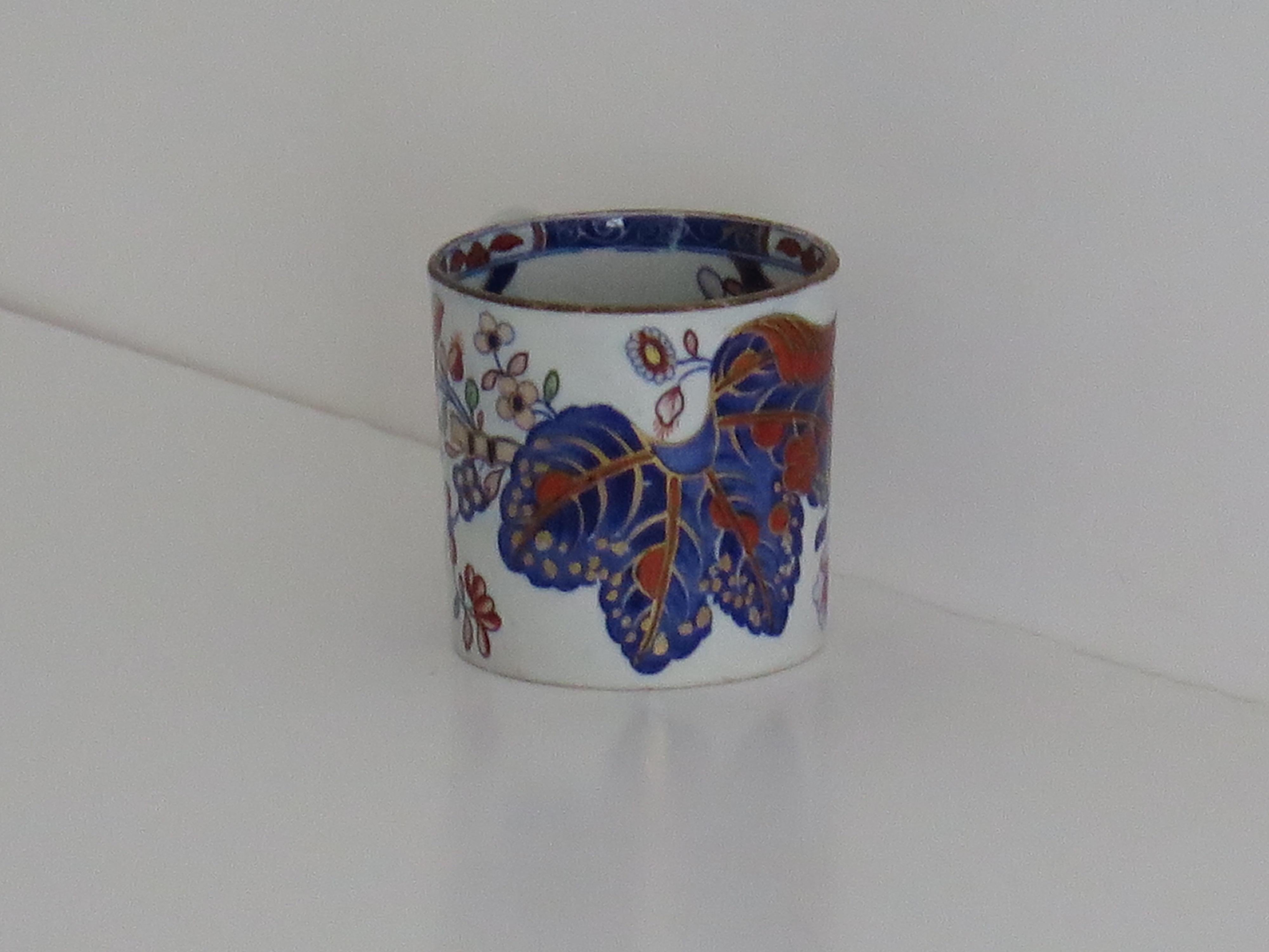 Georgian Spode Stone China Coffee Can (D)Tobacco Leaf Pattern 2061 ...