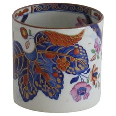 Georgianische Spode Stone China Kaffeekanne Tabakblatt-Muster Nr. 2061, um 1820
