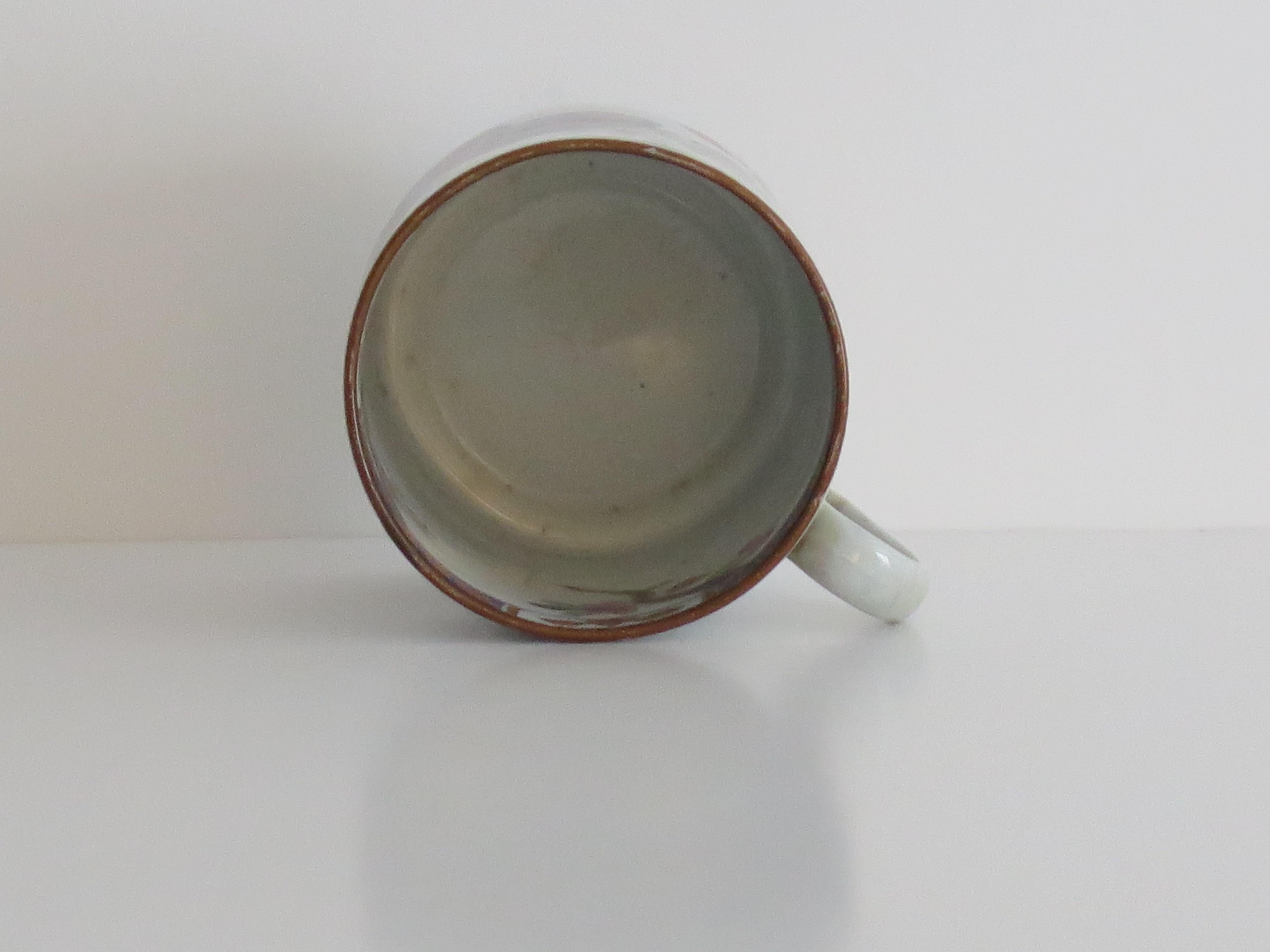 Georgian Spode Stone China Coffee Can Tobacco Leaf Pattern No. 2061, circa 1820 In Good Condition In Lincoln, Lincolnshire