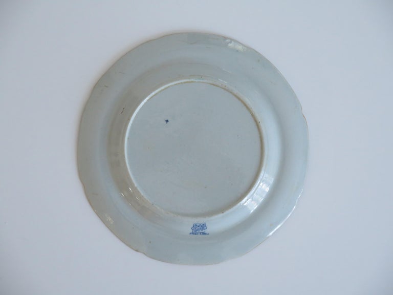 19th Century Georgian Spode Stone China Side Plate in Oriental Pheasant Pattern, Circa 1820 For Sale