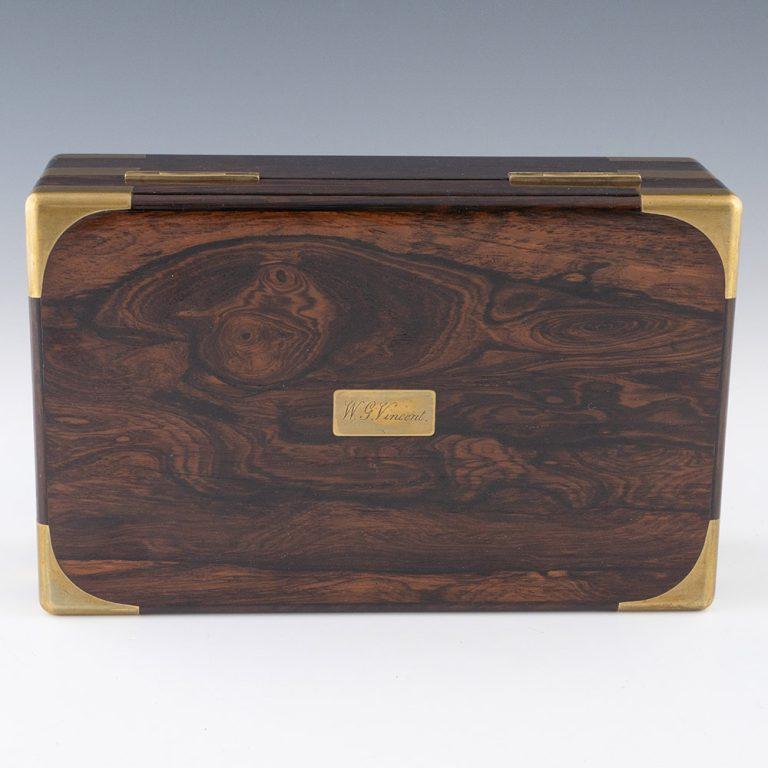 Georgian Stationery Box by William Lund c1840 For Sale 1