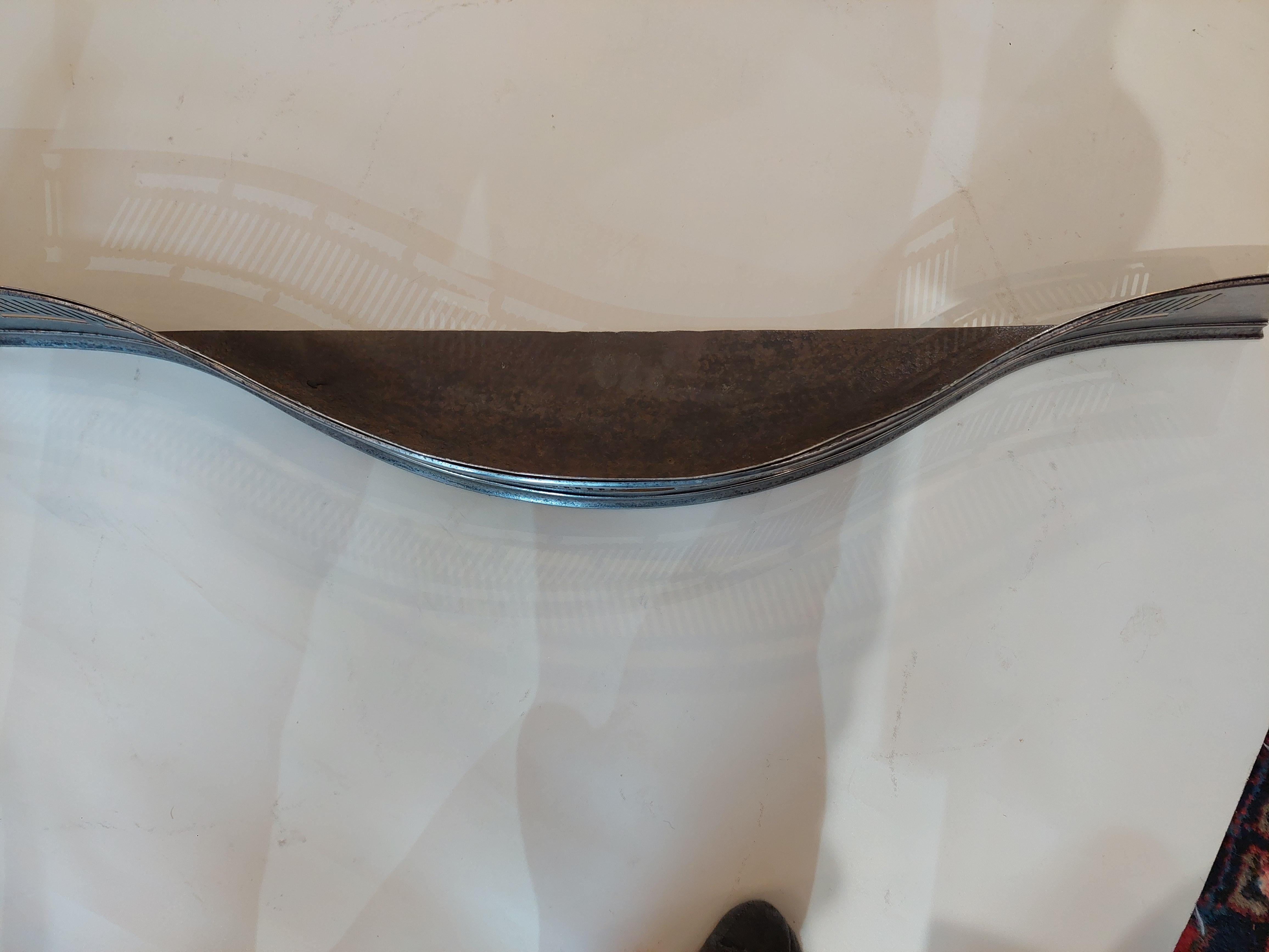 Bordure de l'âtre en acier géorgien Bon état - En vente à Altrincham, GB